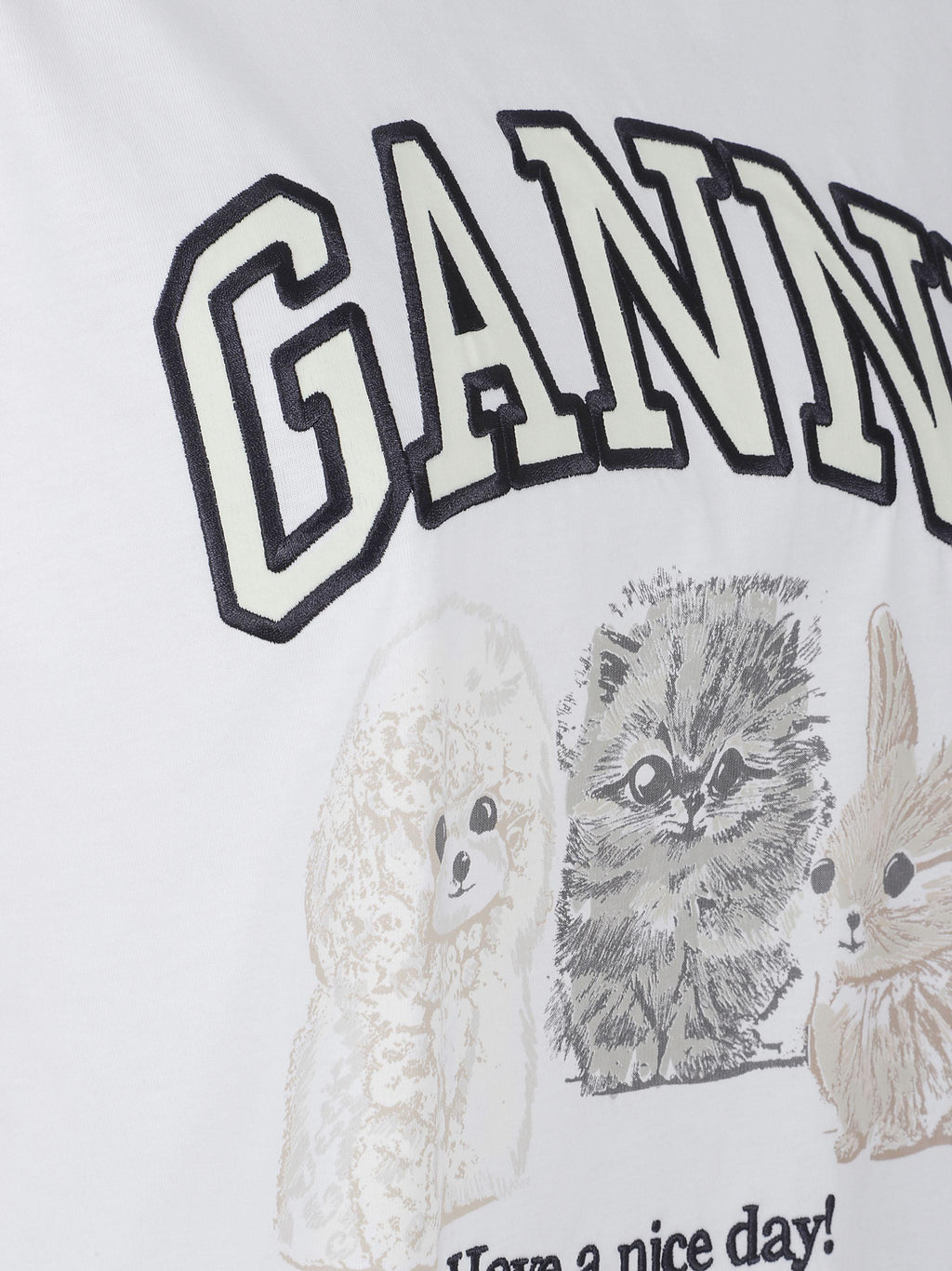 Basic cotton jersey animals relaxed t-shirt