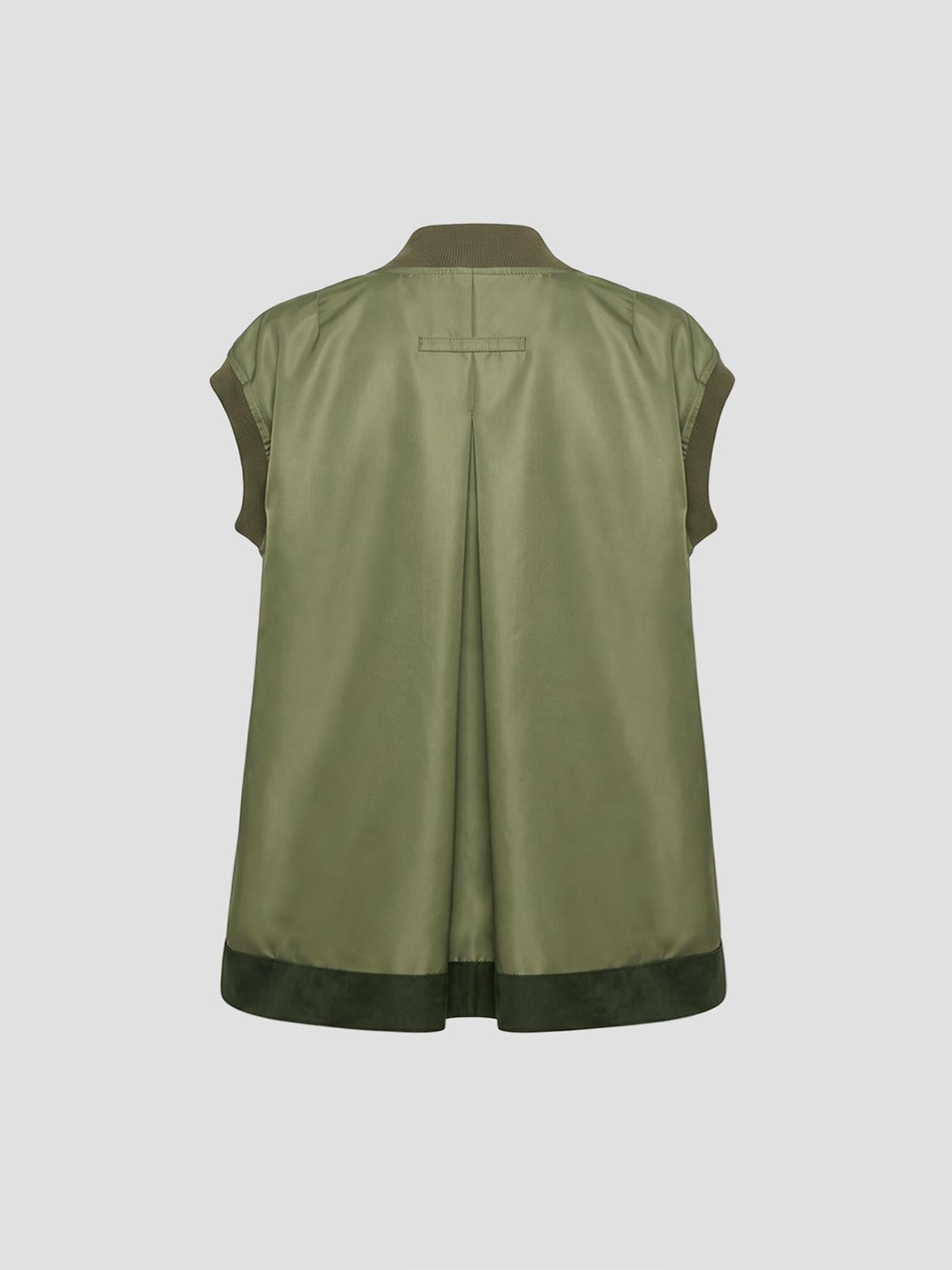 Nylon twill vest
