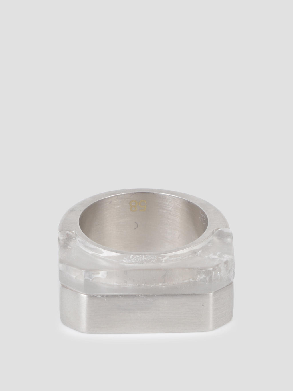 Double crystal hollywood ring