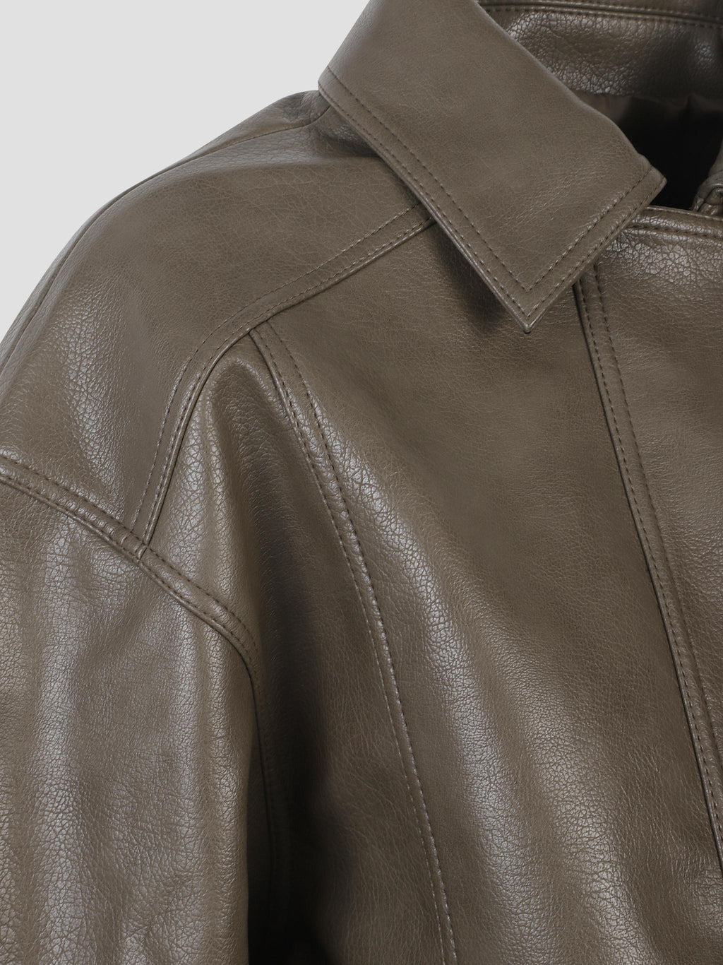 Prescott faux leather jacket