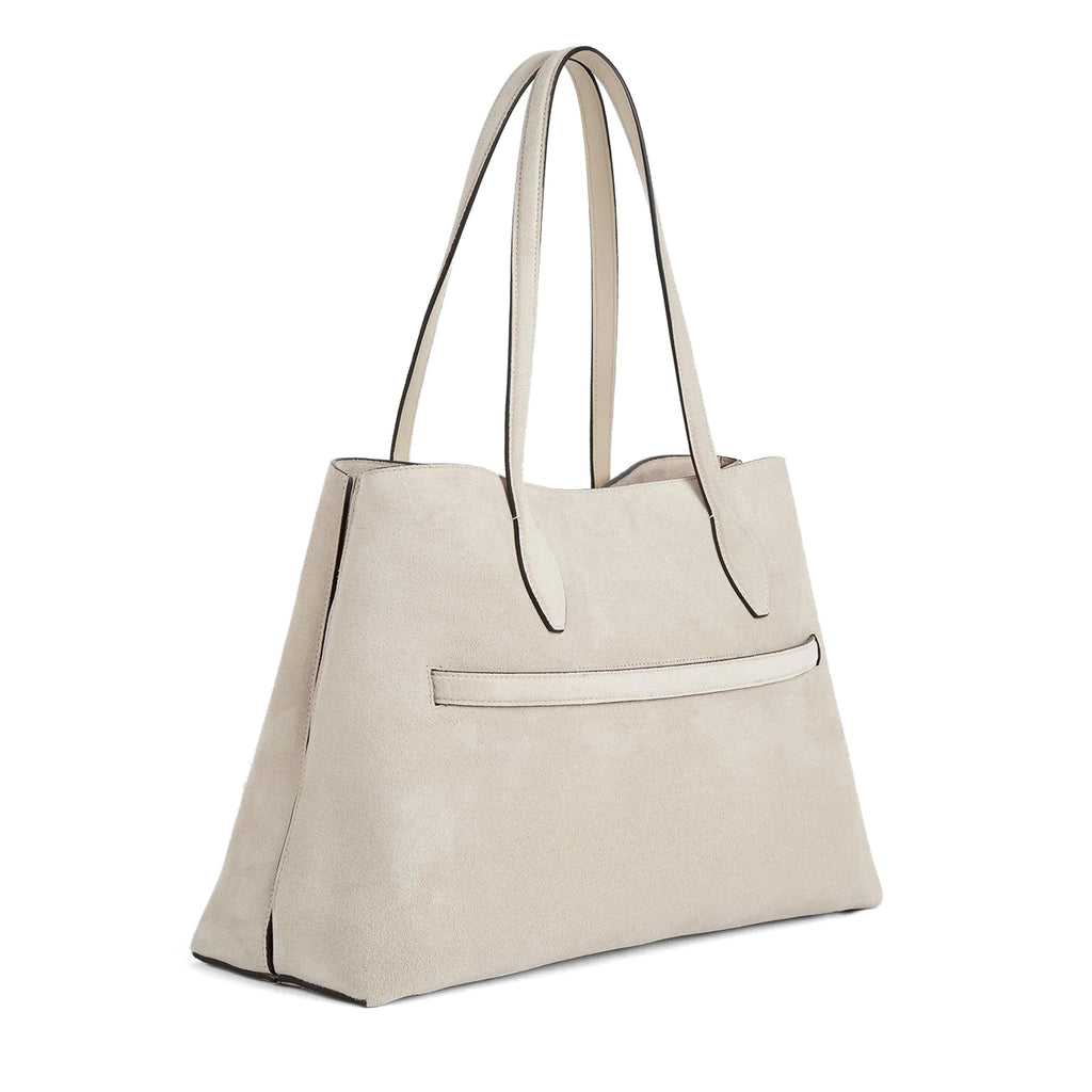 Suede lounge tote