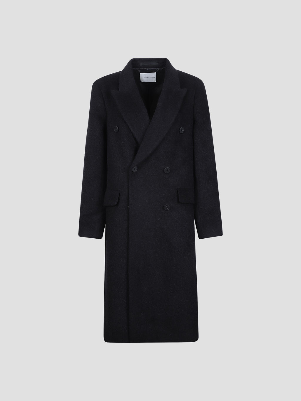 Aber double-breasted wool coat