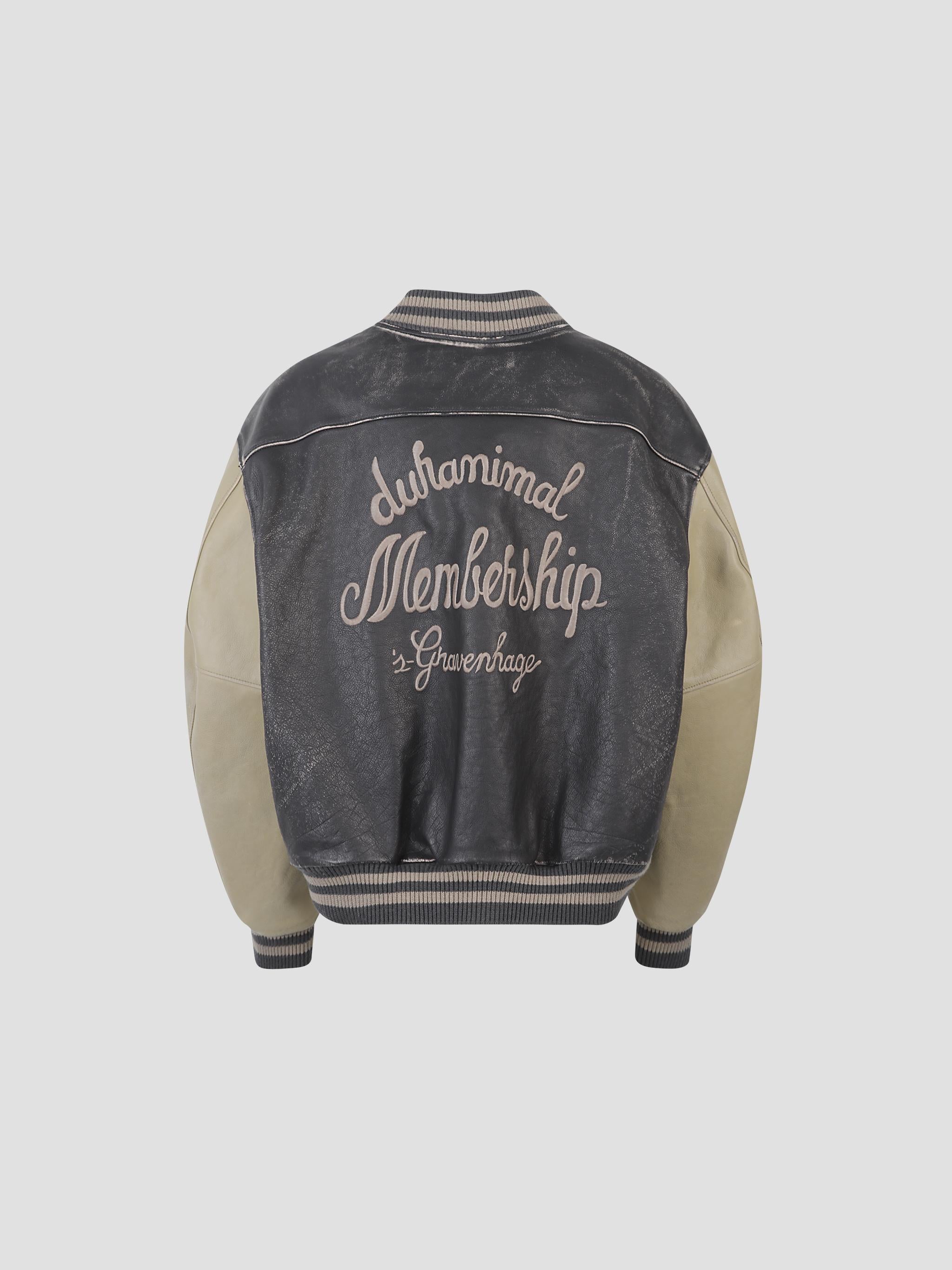 Duranimal leather bomber