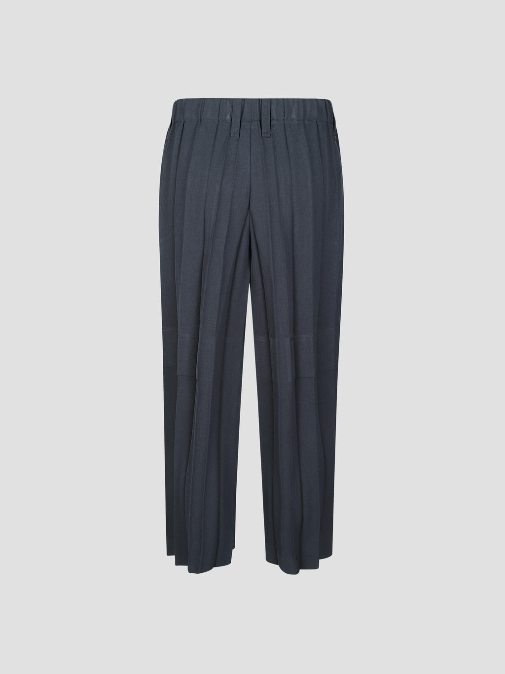 Edge ensemble pleated trousers