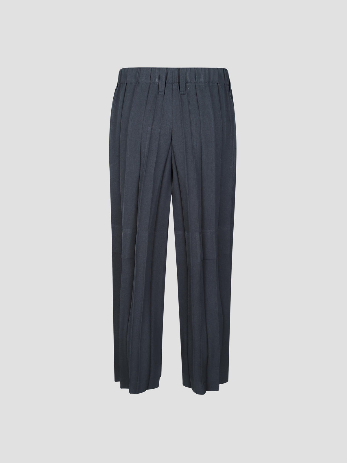 Edge ensemble pleated trousers