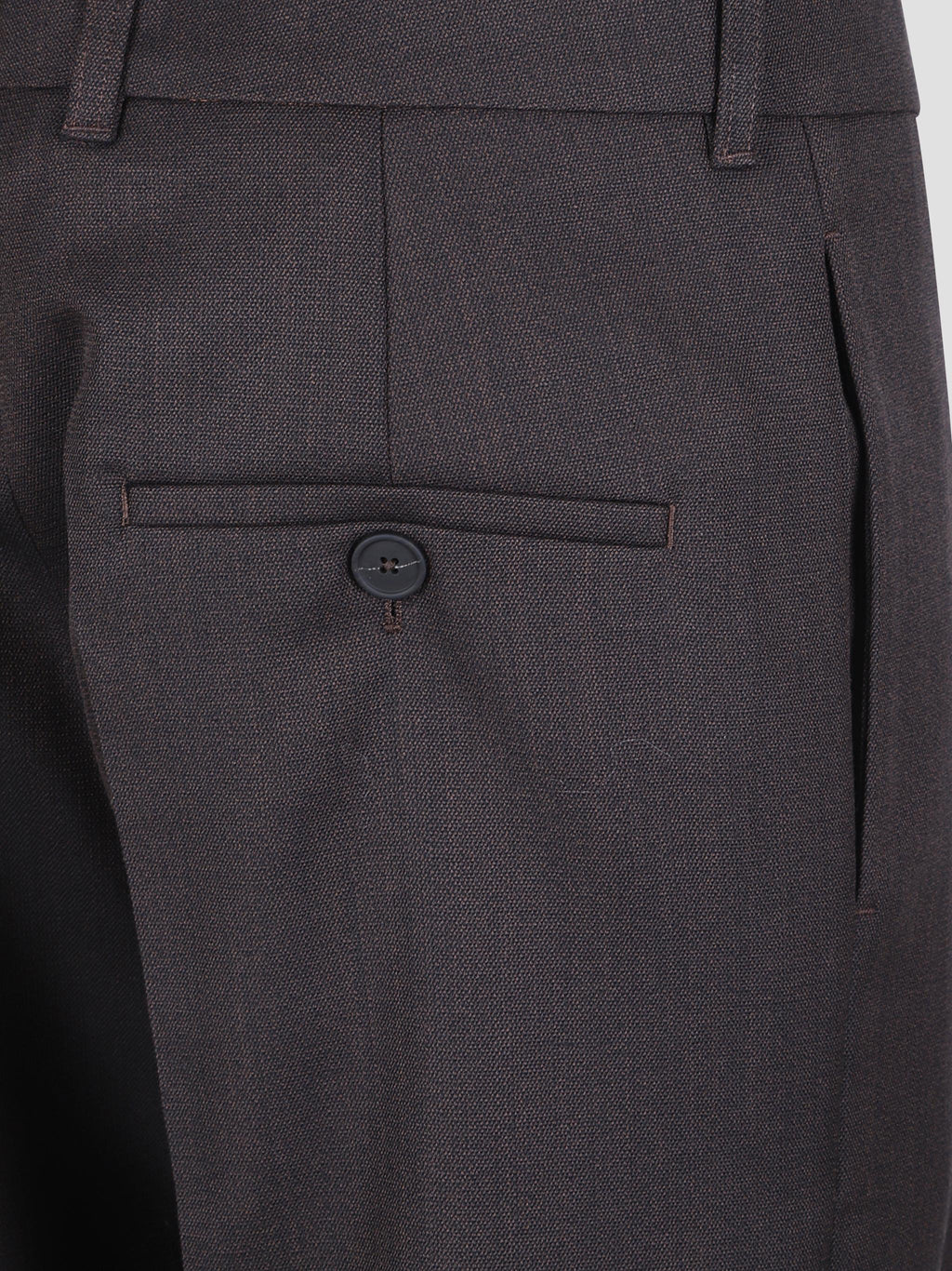 Quarte pin-tuck wool trousers
