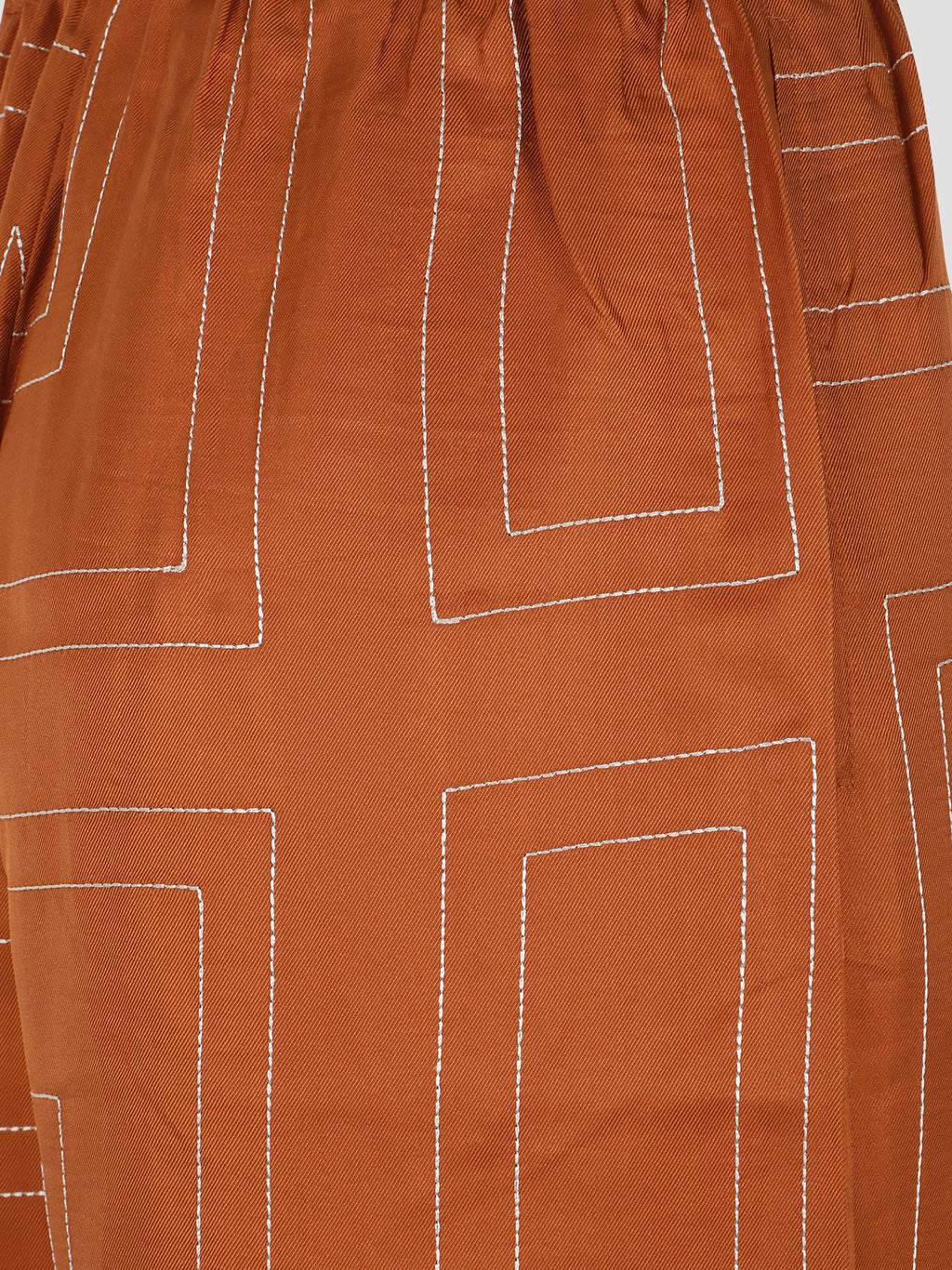 Monogram silk pj bottoms