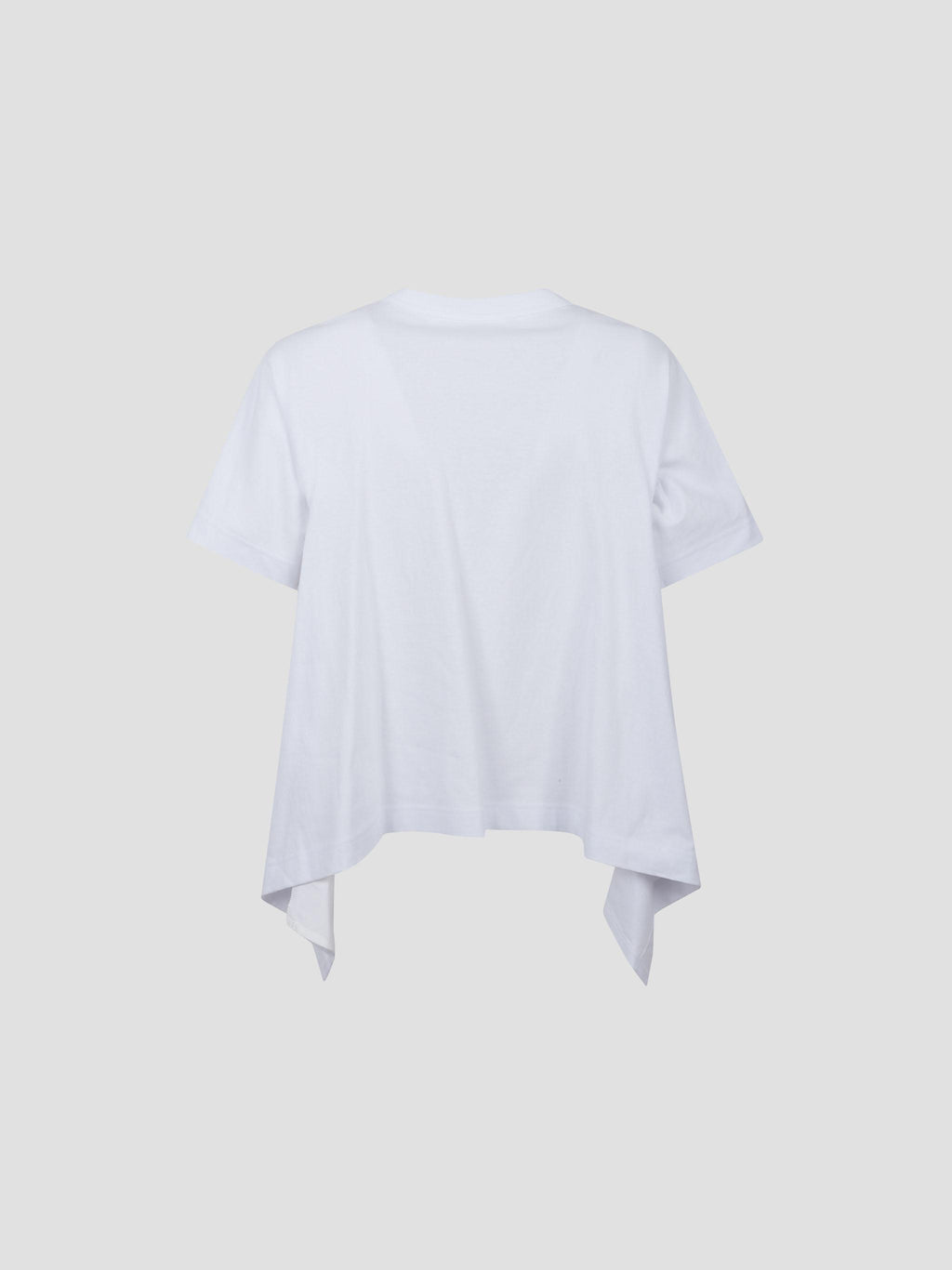 Light weight denim x cotton jersey t-shirt