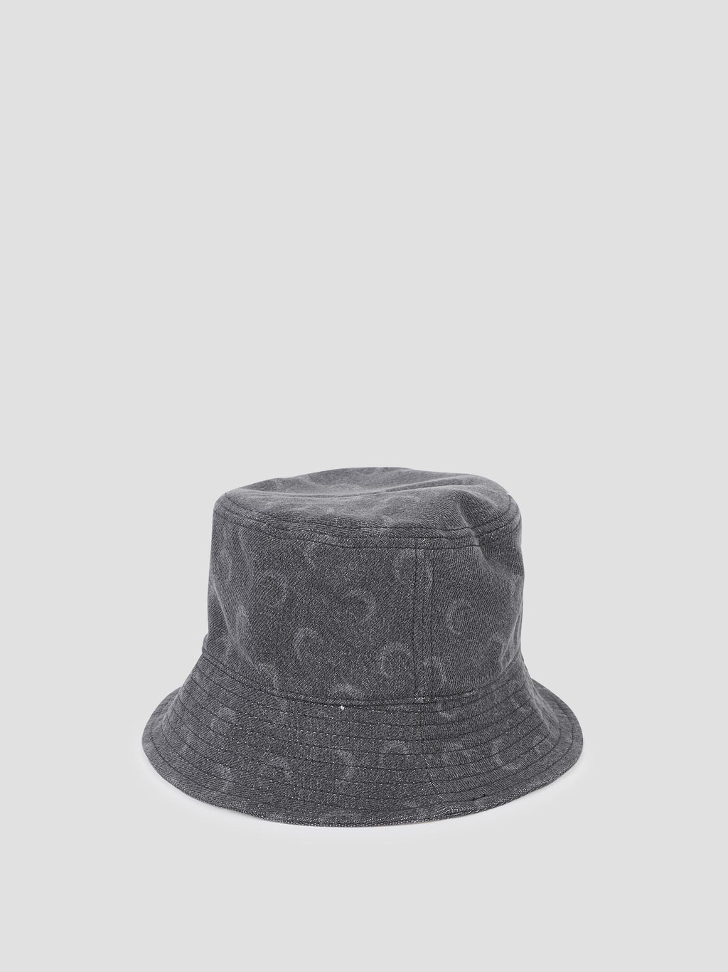 Moon laser denim bucket hat