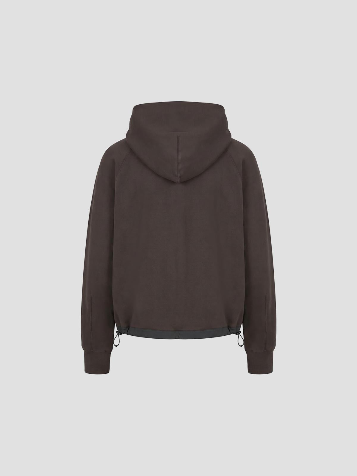 Cotton jersey hoodie