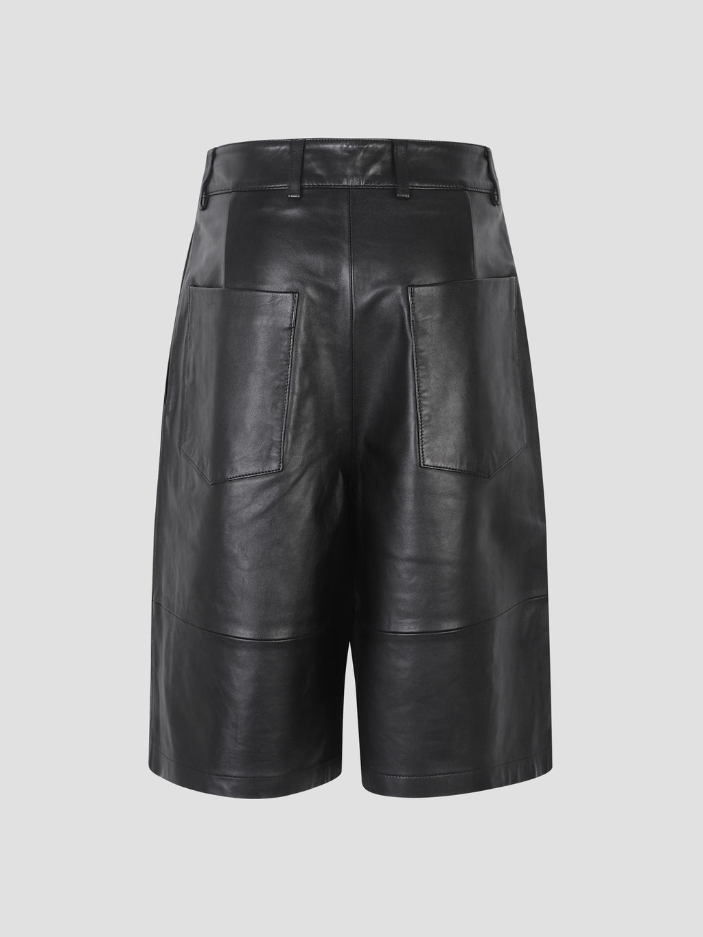 Olivia leather bermuda shorts