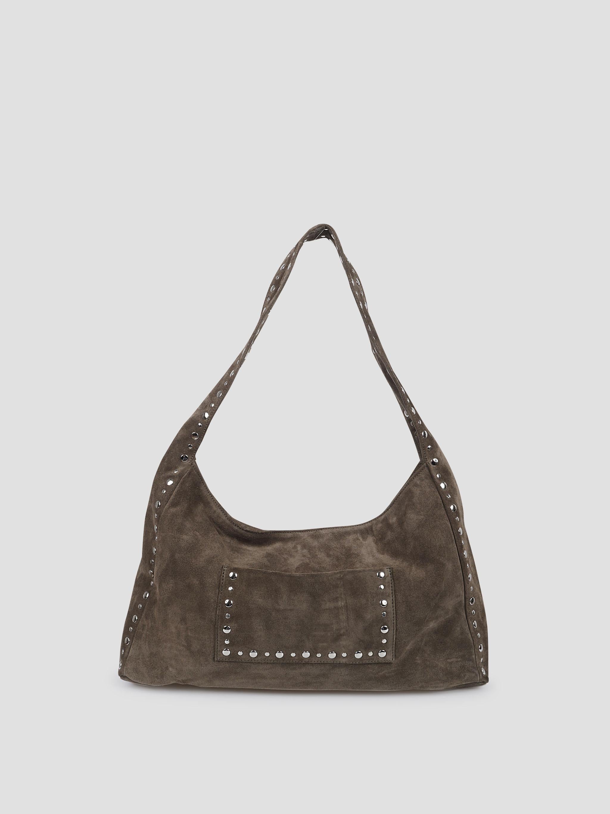 Maxi franca suede bag