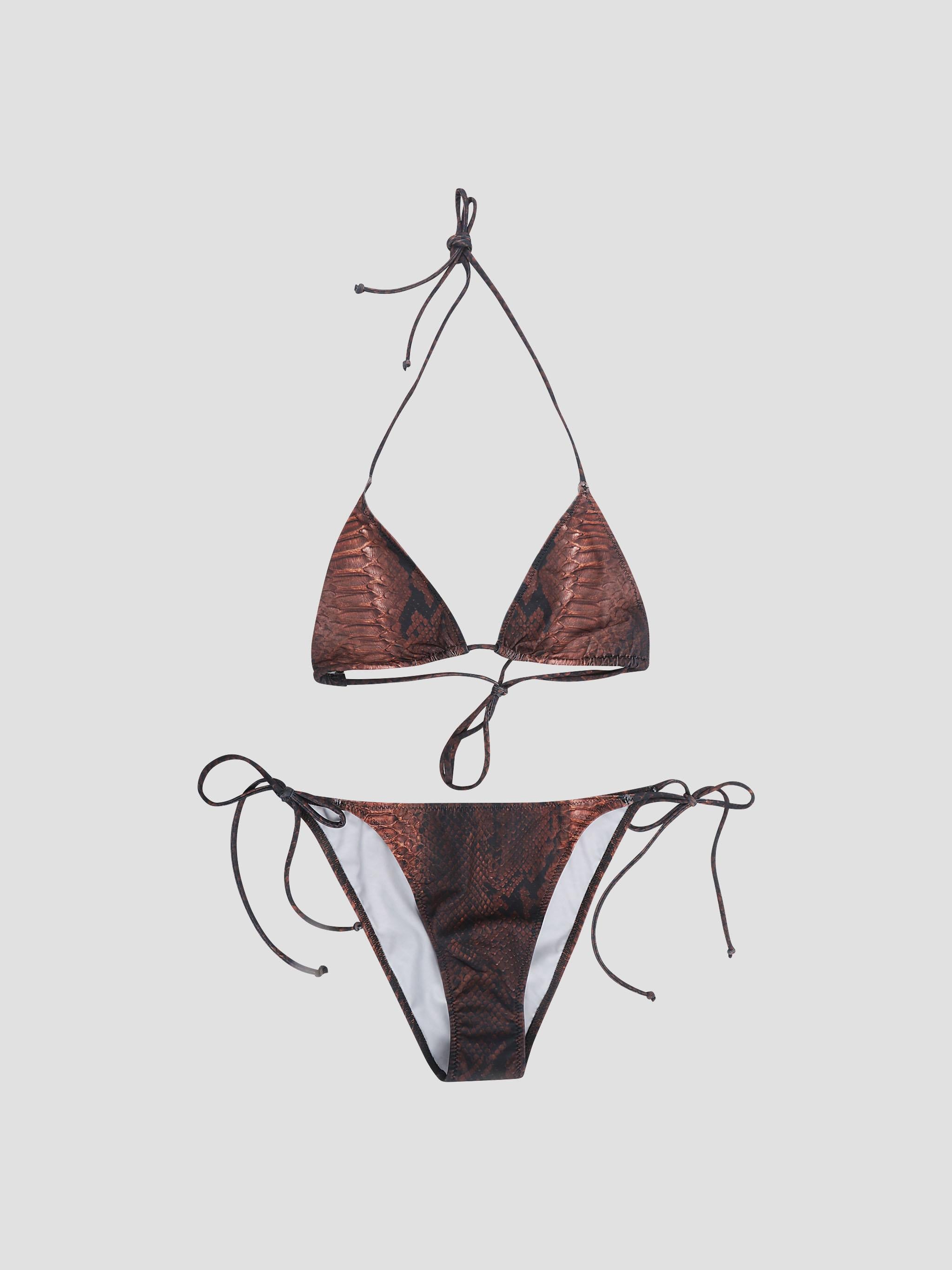 Bikini set printed "python"
