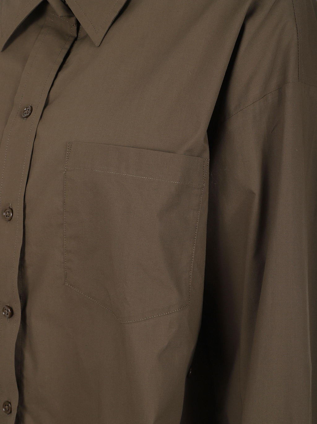 Ornella side button-up shirt