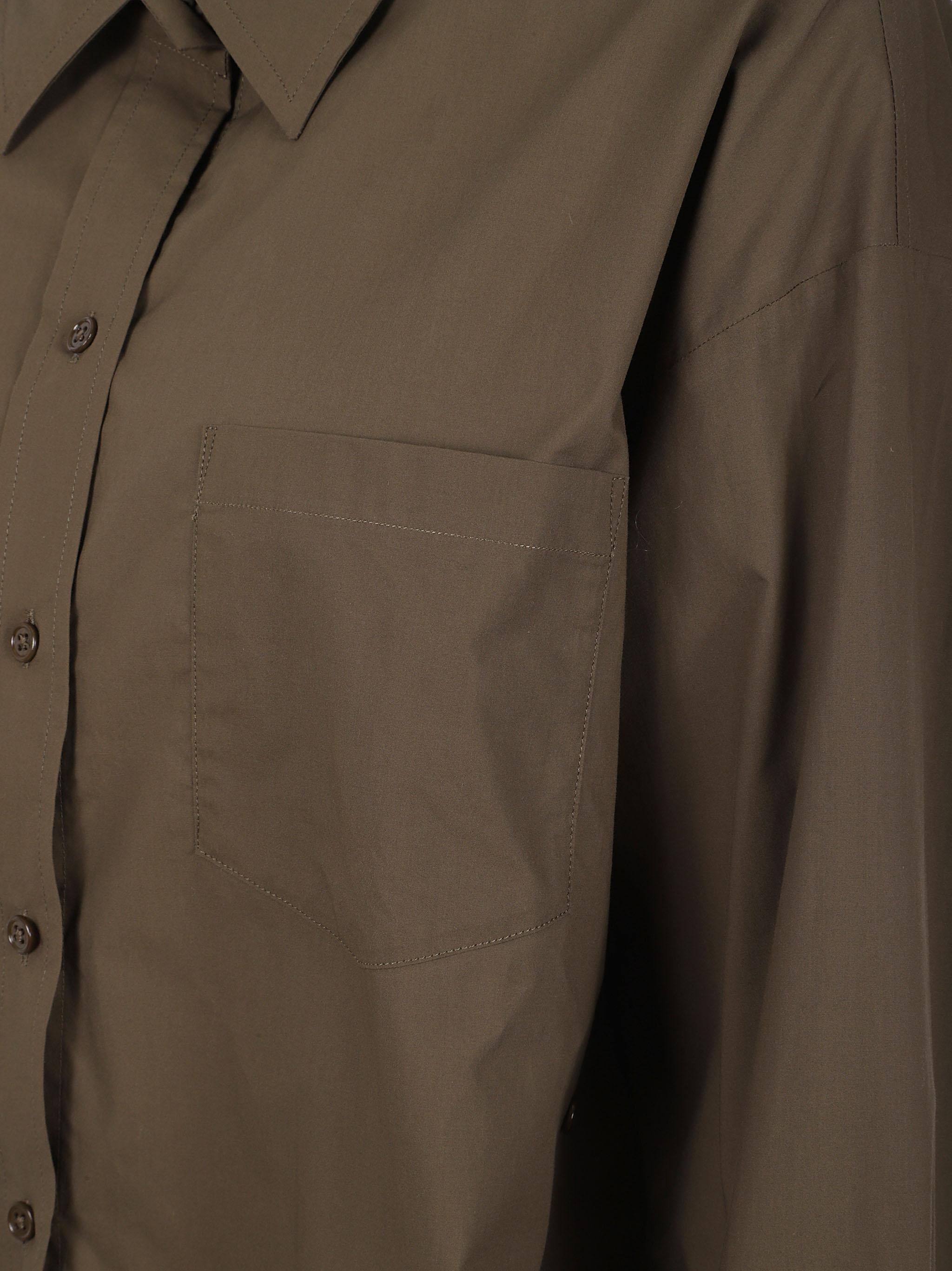 Ornella side button-up shirt