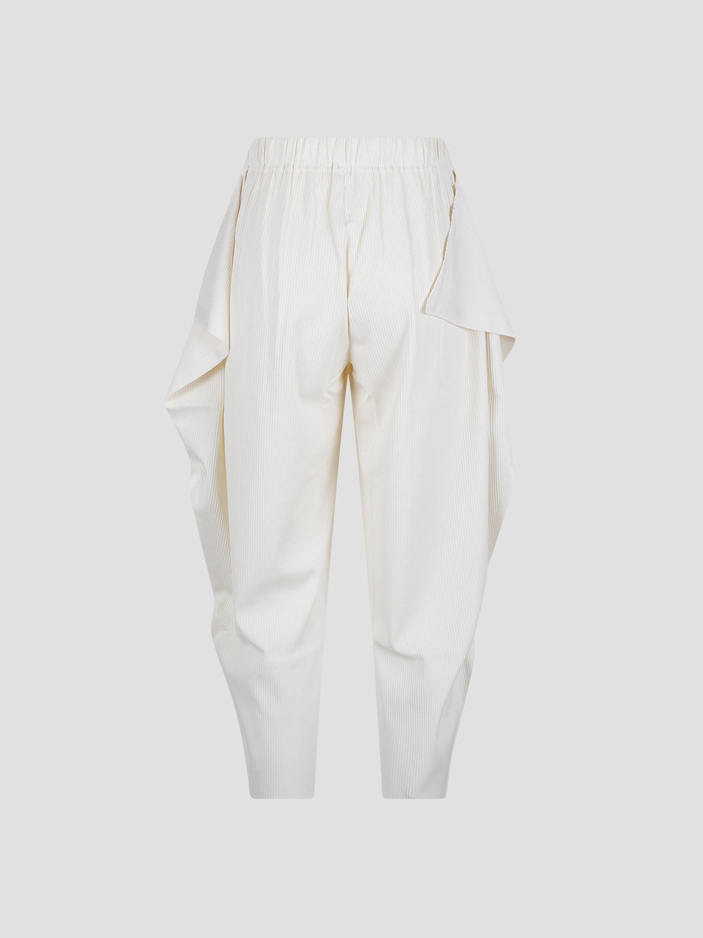 A-poc bottoms tapered knit trousers