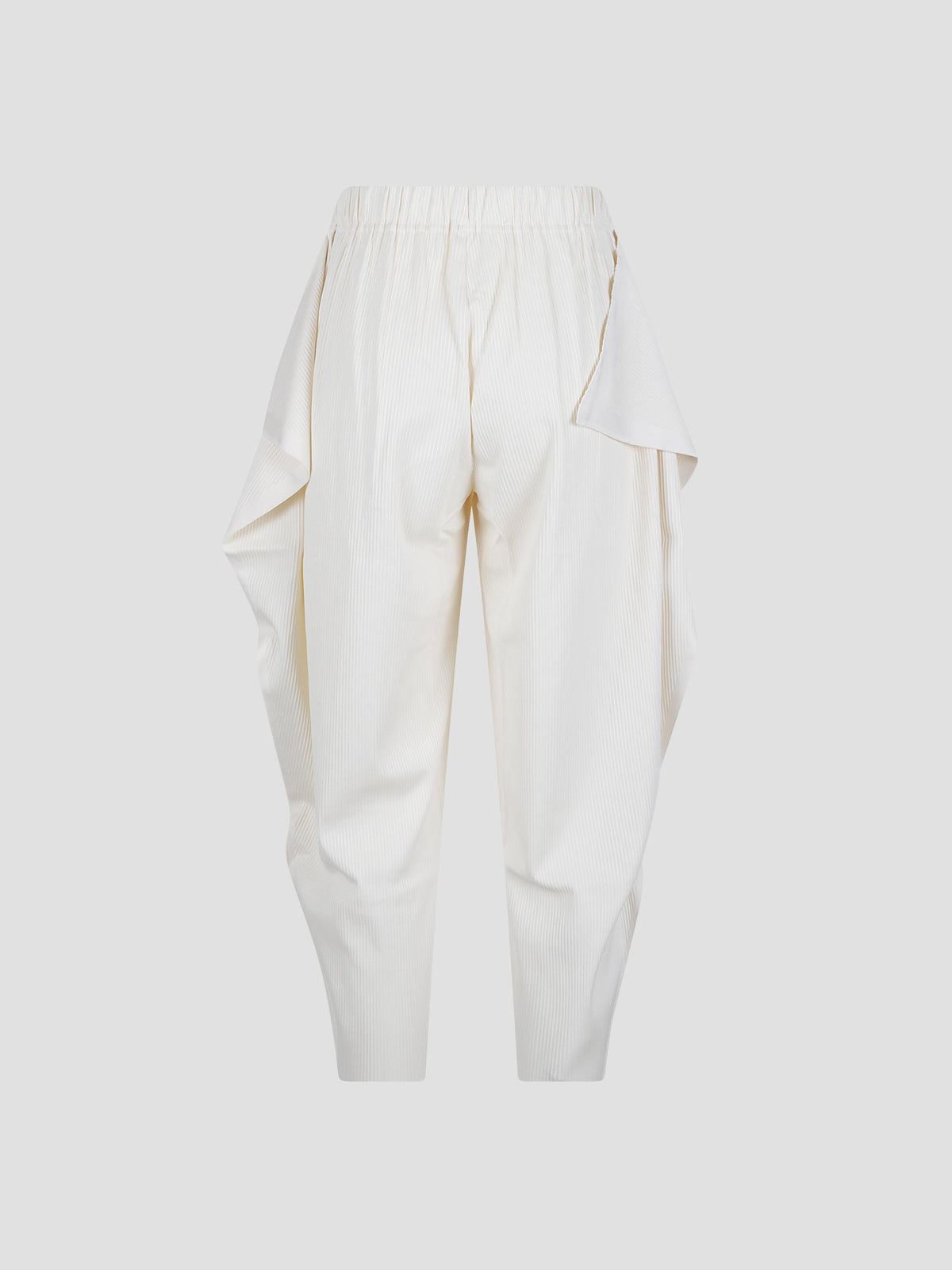 A-poc bottoms tapered knit trousers