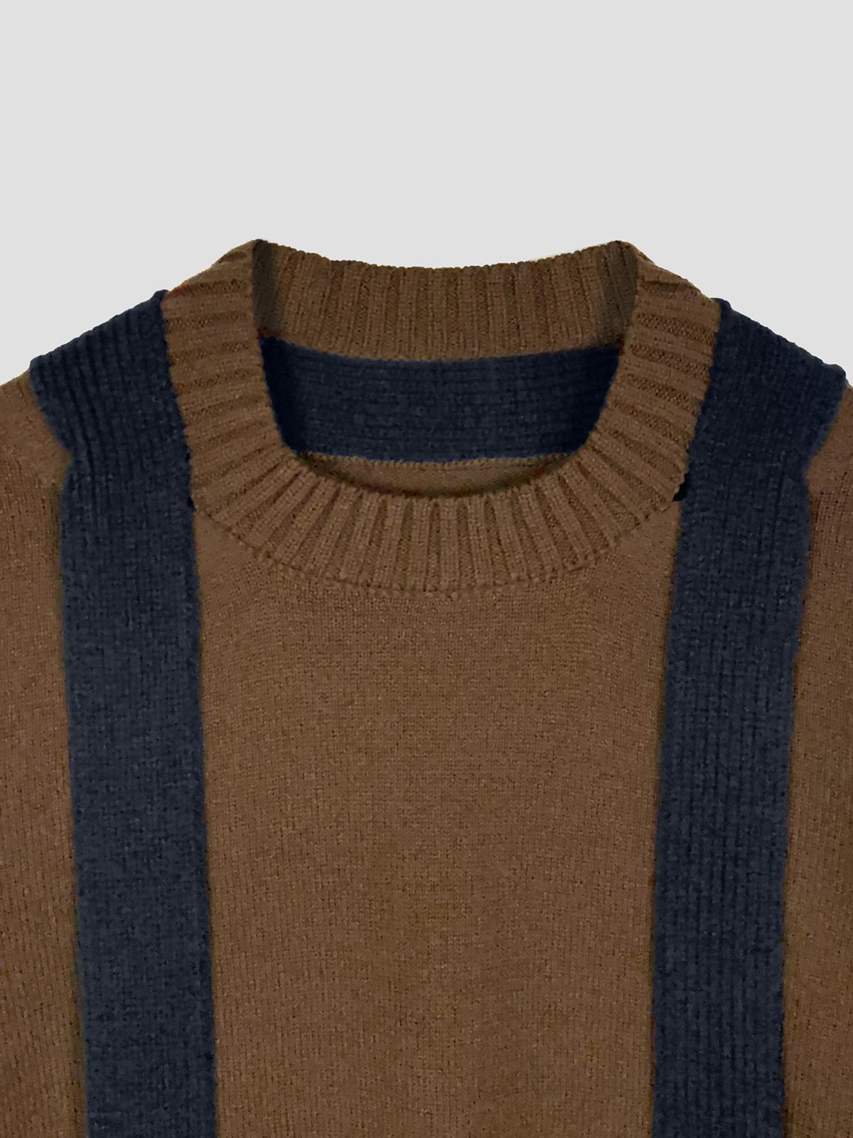 Wool knit pullover