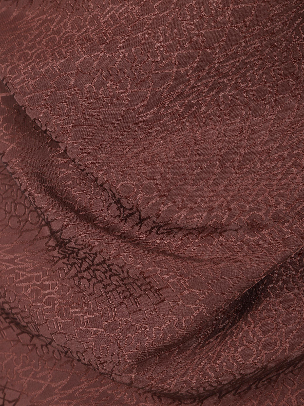 Logo-jacquard cowl-neck top