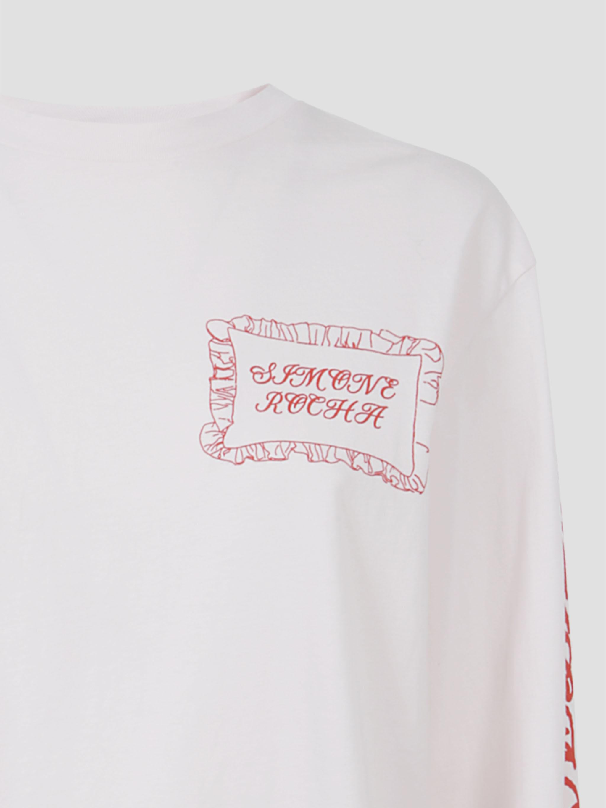 Pillowcase logo print long sleeve t-shirt