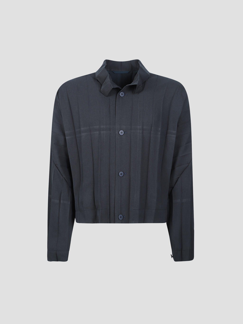 Edge ensemble pleated jacket