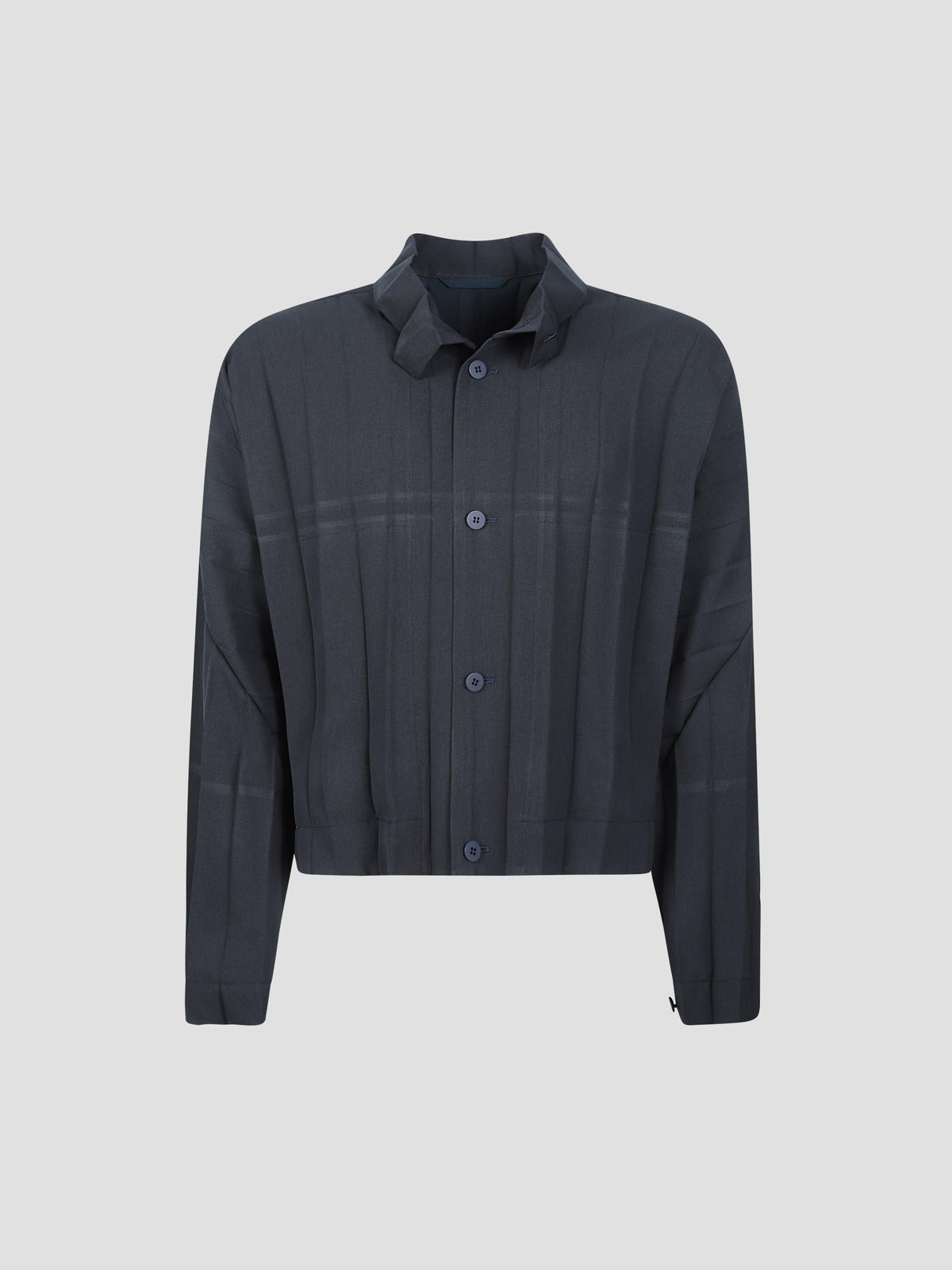 Edge ensemble pleated jacket