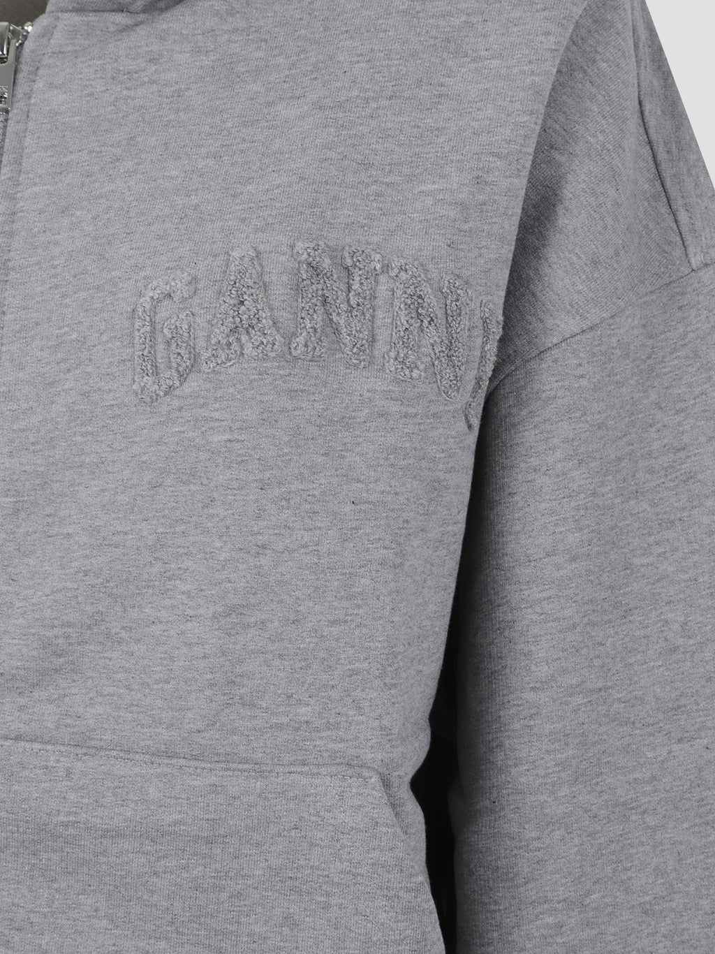 Heavy terry jersey zip hoodie