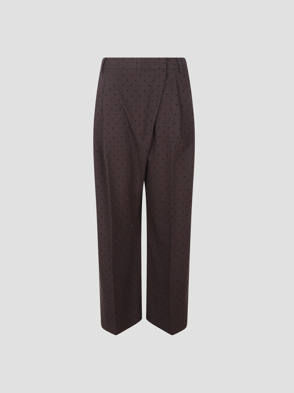 Ganni 9913 flock check suiting pants