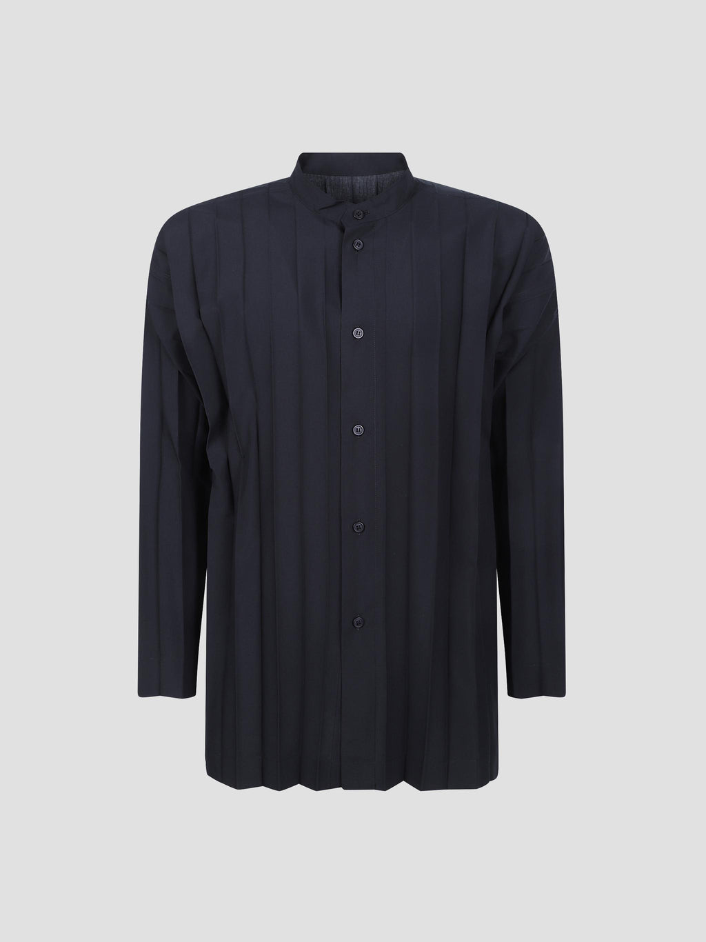 Edge shirt pleated shirt