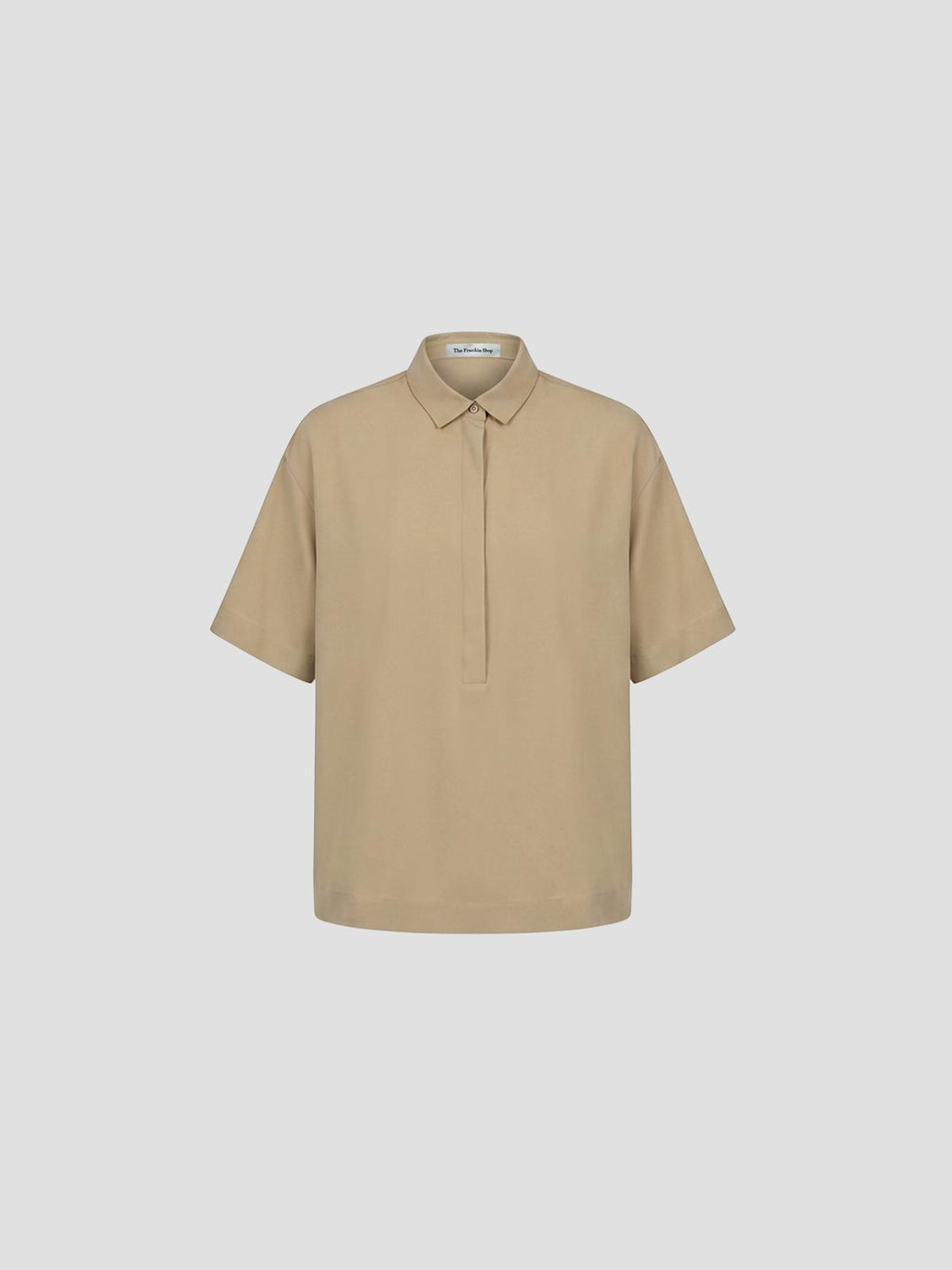 The Frankie Shop Eda fluid polo shirt