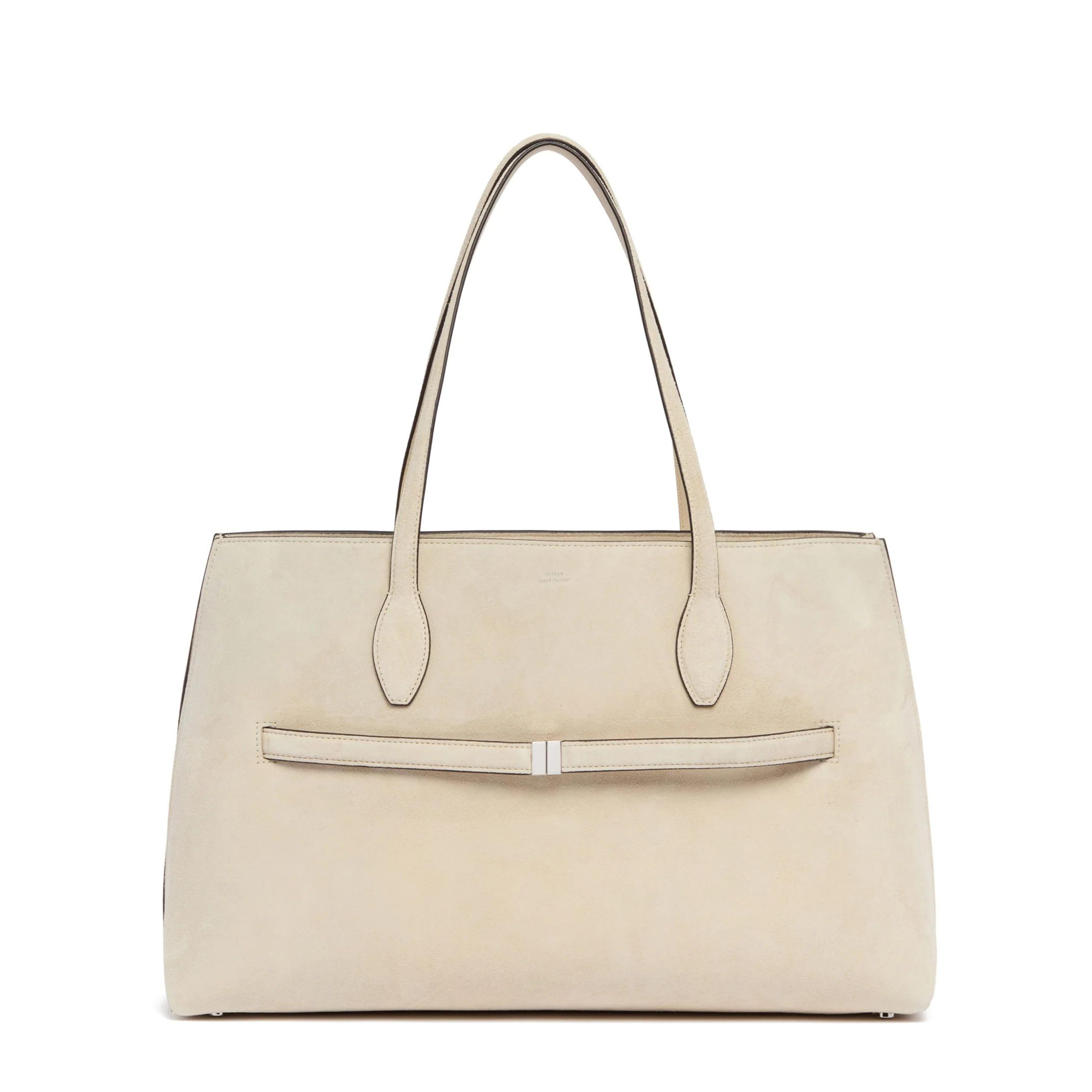 Suede lounge tote