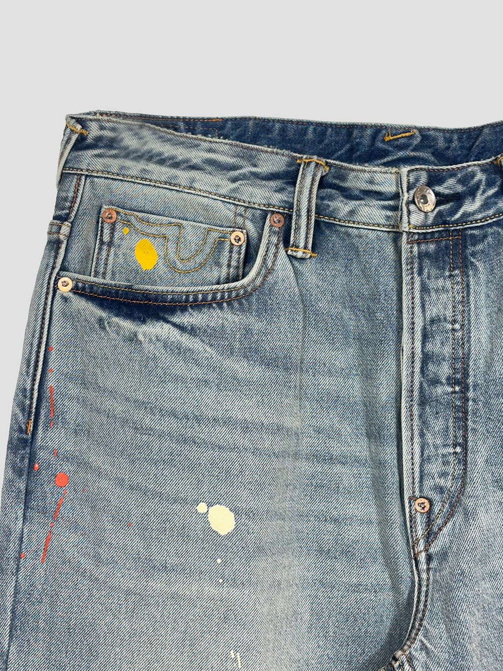 Ht daicock printed jeans