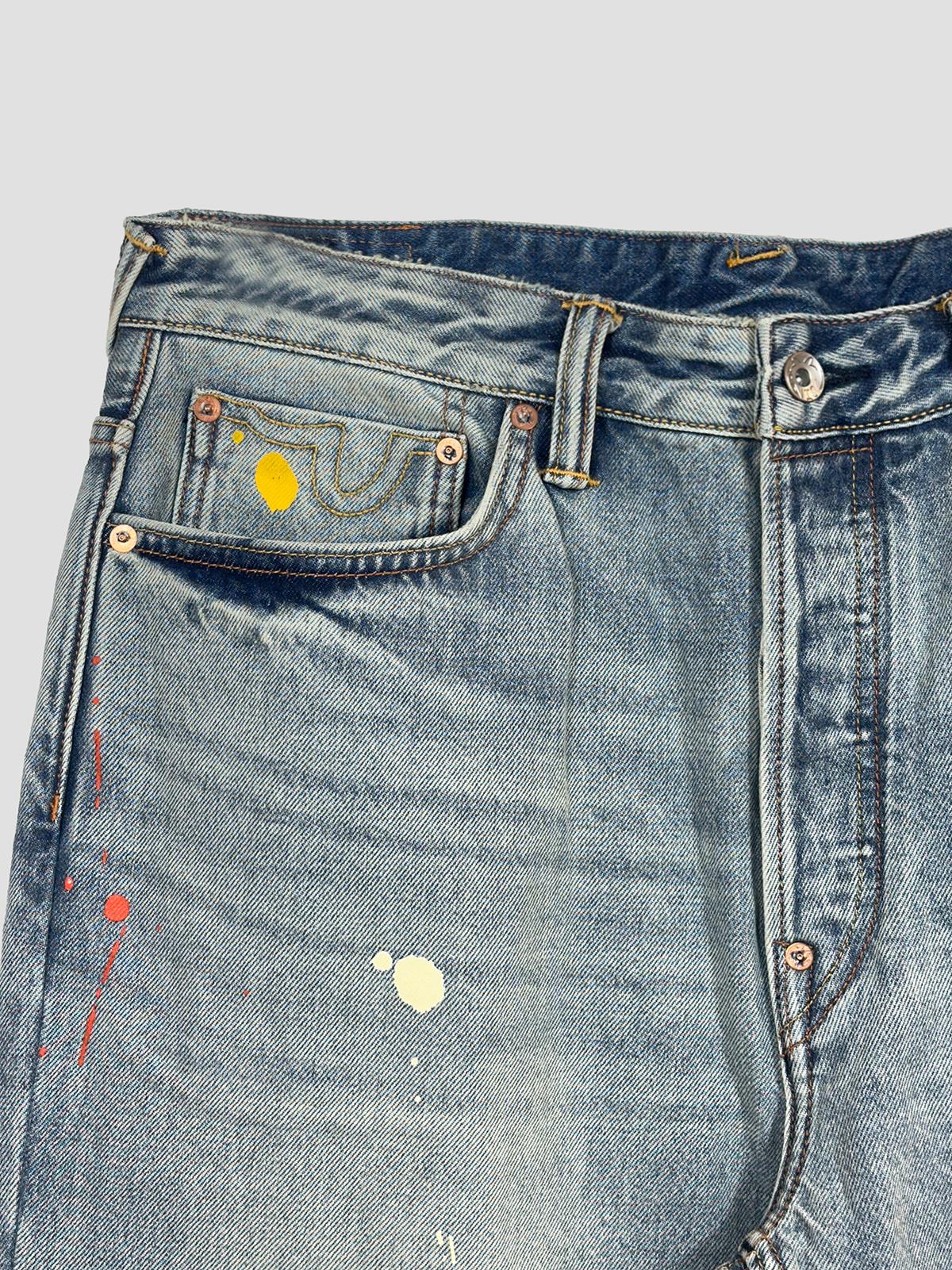 Ht daicock printed jeans