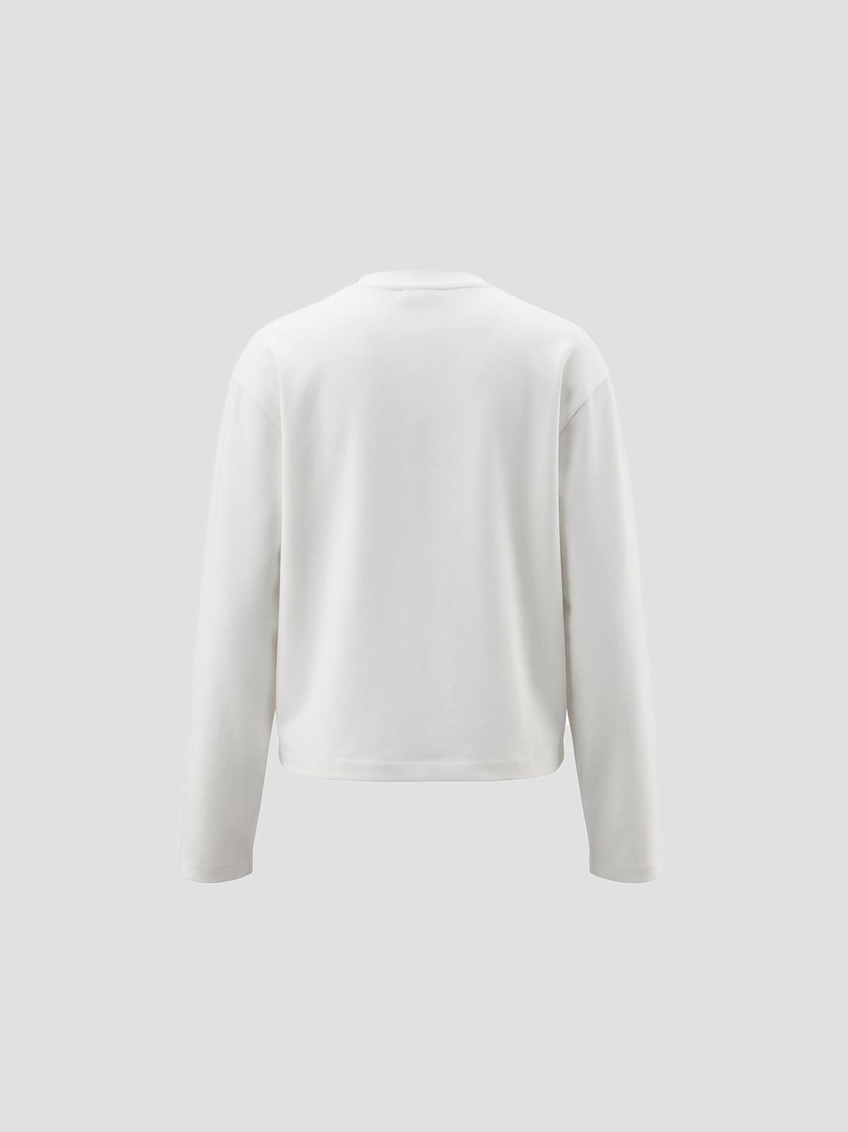 PUMA x Jil Sander long-sleeve T-shirt in white