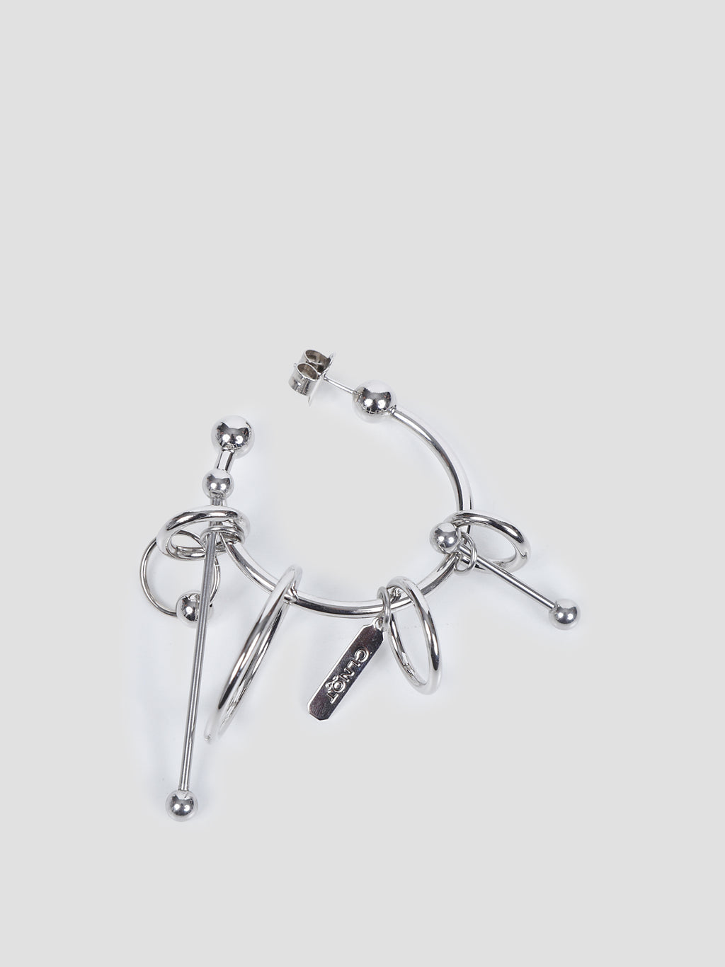 Carl single hoop earring