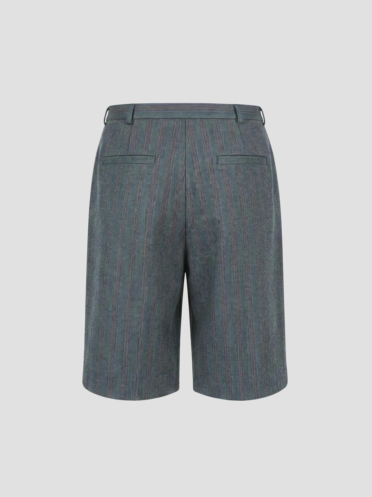 Pleated shorts