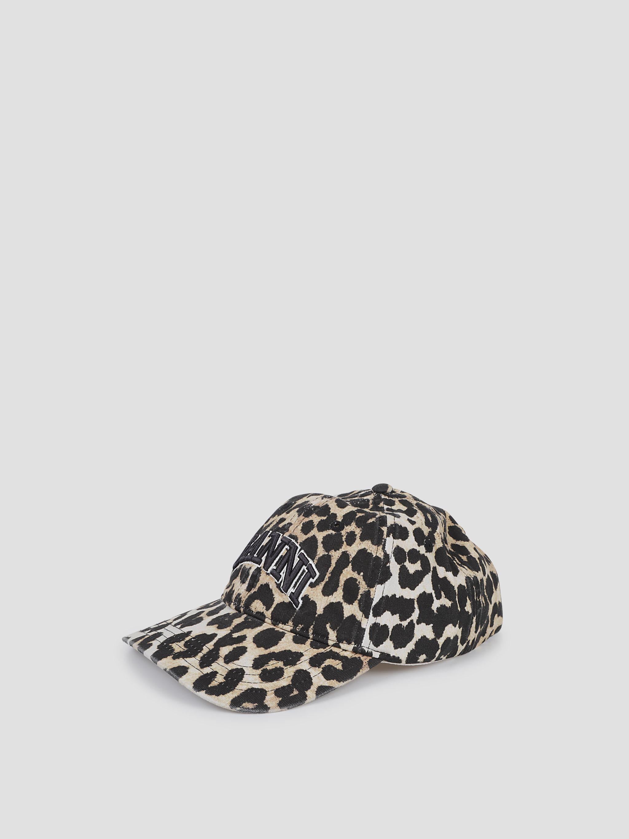 帽子 Washed Cotton Canvas Cap Leo Emb GANNI Washed cotton canvas cap leo emb – Macondo