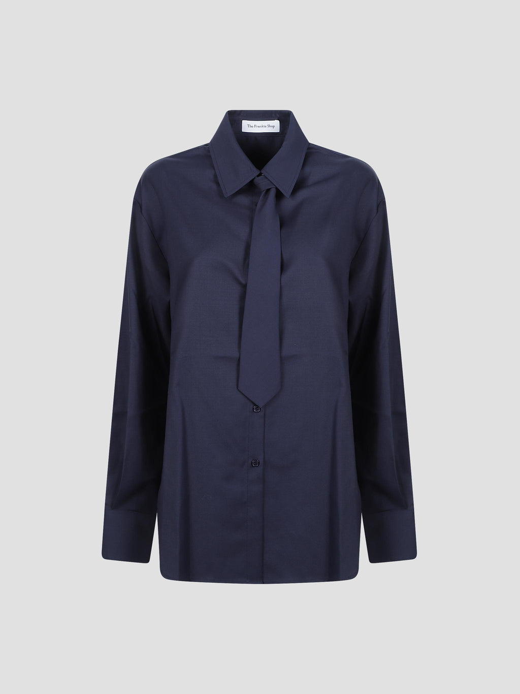 Peri tie-neck shirt