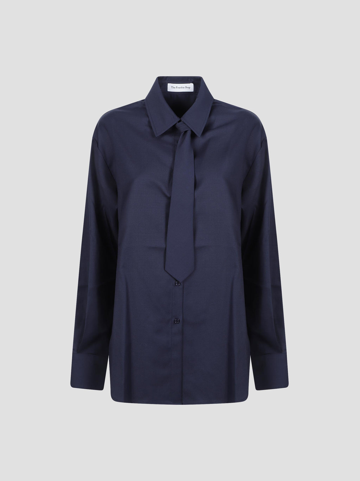 Peri tie-neck shirt